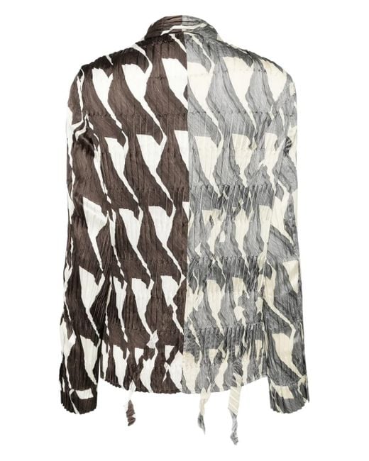 JNBY White Patterned Shirt