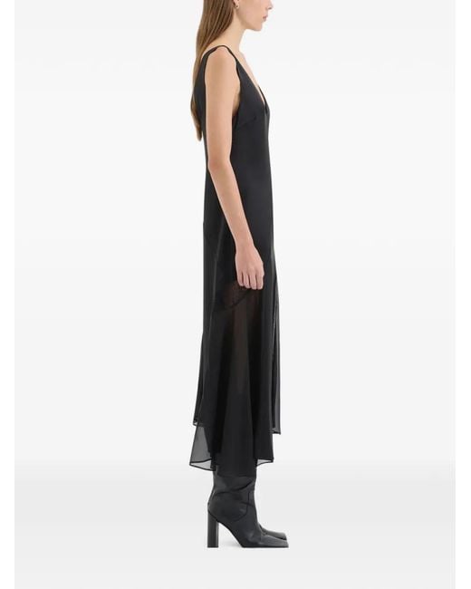 Sir Black Ingrid V-Neck Midi Dress