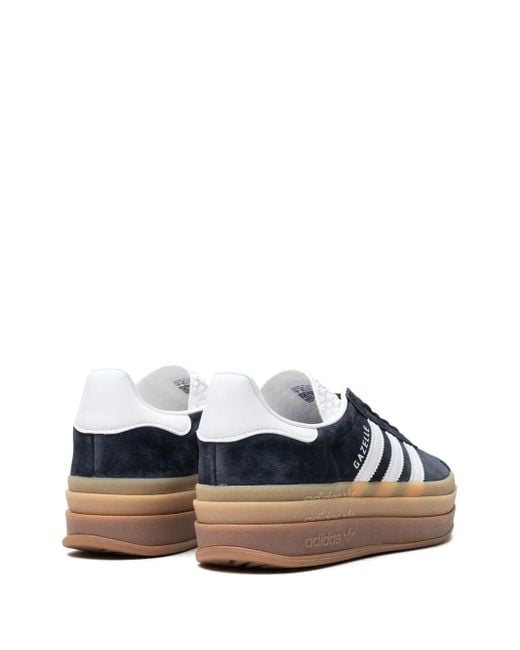 Adidas Blue Gazelle Suede Sneakers