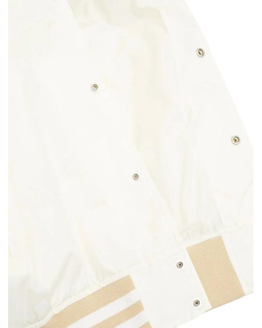Aape By A Bathing Ape White Ape Now Embroidered Bomber Jacket for men