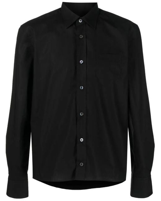 Raf Simons Hemd Mit Logo-Patch in Black für Herren