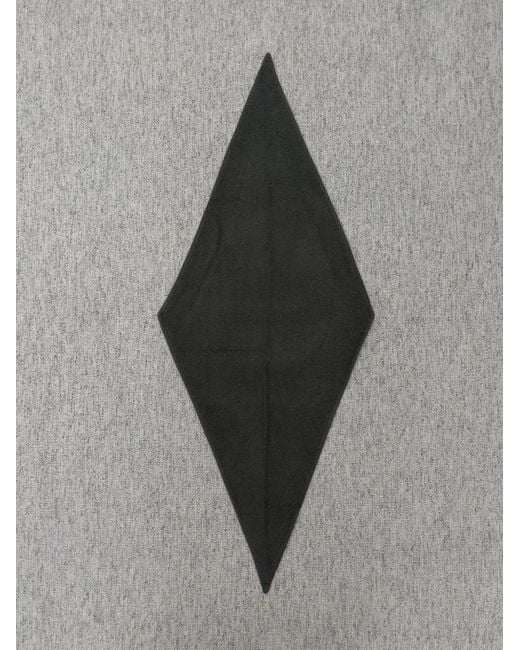 Rier Gray Lasagne-Shape Scarves