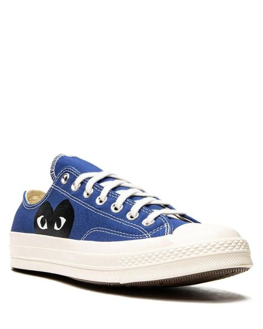 Converse Blue X Comme Des Garçon Chuck 70 Ox "Cdg Play" Sneakers