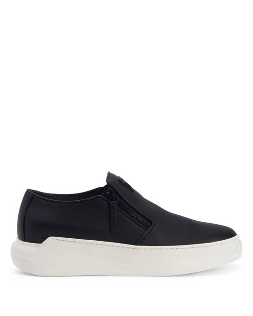 Giuseppe Zanotti Blue Conley Zip Chunky Sneakers for men