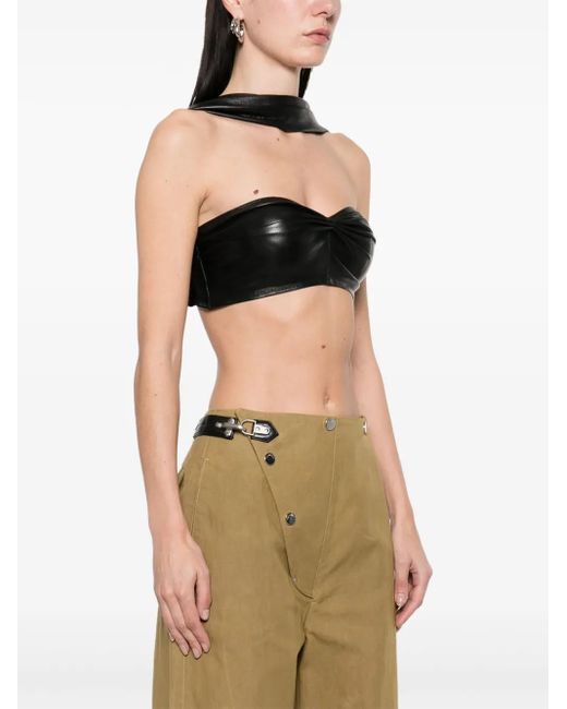 Nanushka Black Sleeveless Top