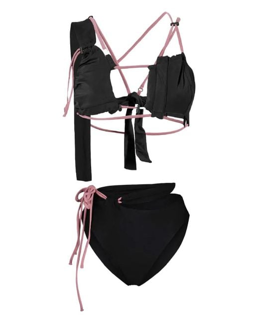 OTTOLINGER Black Multi-Strap Bikini