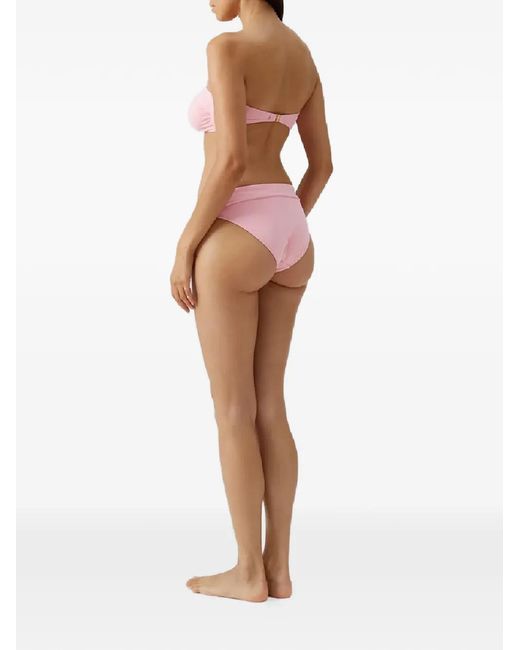 Melissa Odabash Pink Positano Bandeau Bikini