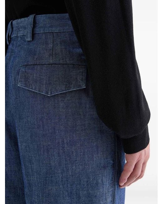 Jil Sander Blue Trouser 206 for men