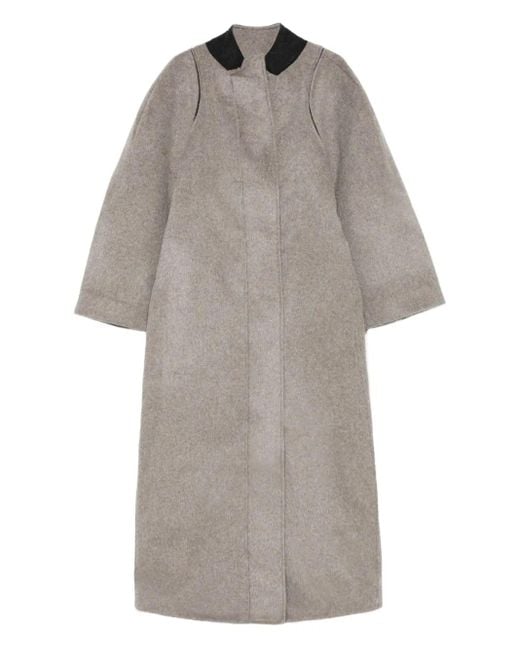 Entire studios Gray Vantage Panelled Coat