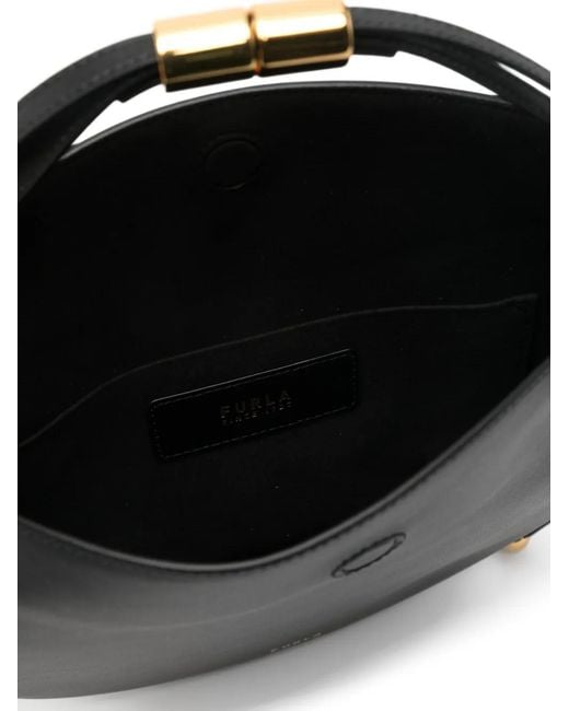 Furla Black Moonstone M Shoulder Bag