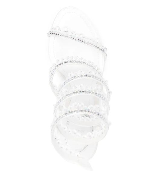 Rene Caovilla White 100Mm Chandelier Sandals