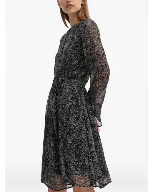 Bruuns Bazaar キーホールネック ドレス Black