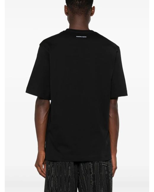 MARINE SERRE T-Shirt Mit Mond-Logo in Black für Herren
