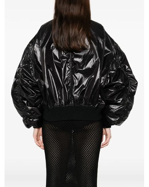 Rick Owens Black Secchia Flight Bomber Jacket