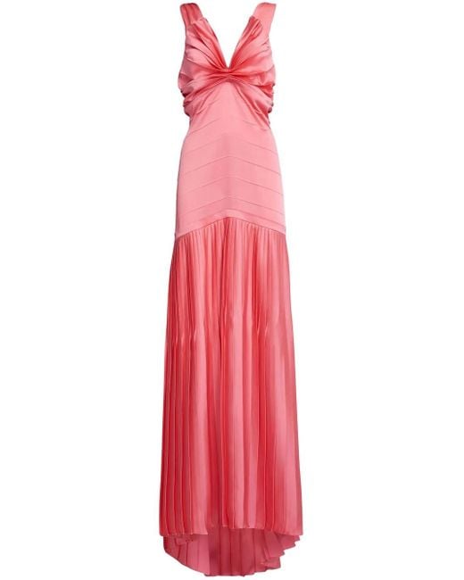 Marni ギャザー プリーツドレス Pink