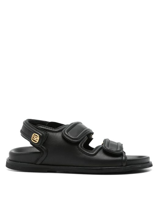 Sandro Black Leather Sandals