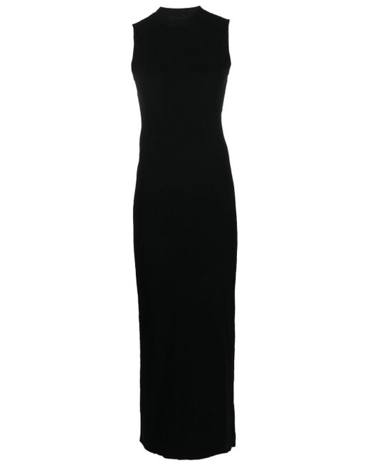 Sportmax Black Knitted Cut-out Maxi Dress