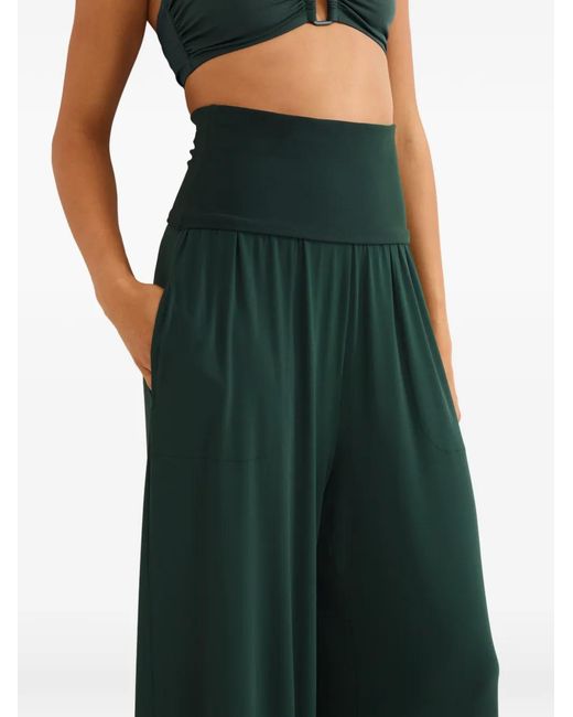 Eres Green Dao High-Waisted Trousers