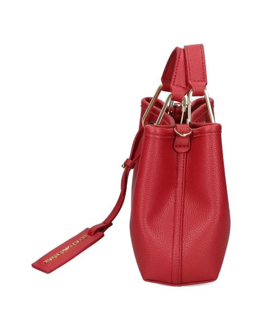 Emporio Armani Red Myea Xs Shopping Bag