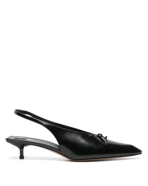 Jacquemus Black The Low Cubisto Slingbacks Sandal