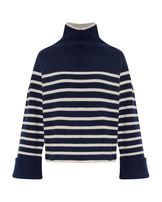 Pull Rayé À Col Roulé Rag & Bone en coloris Blue