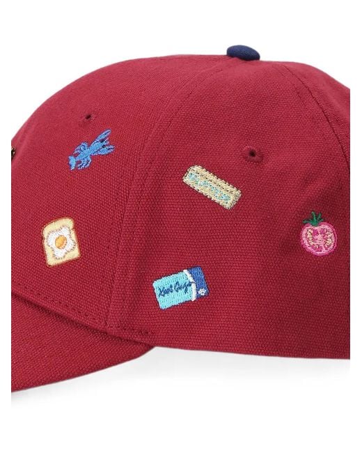 Kurt Geiger Red Micro Charms Cap