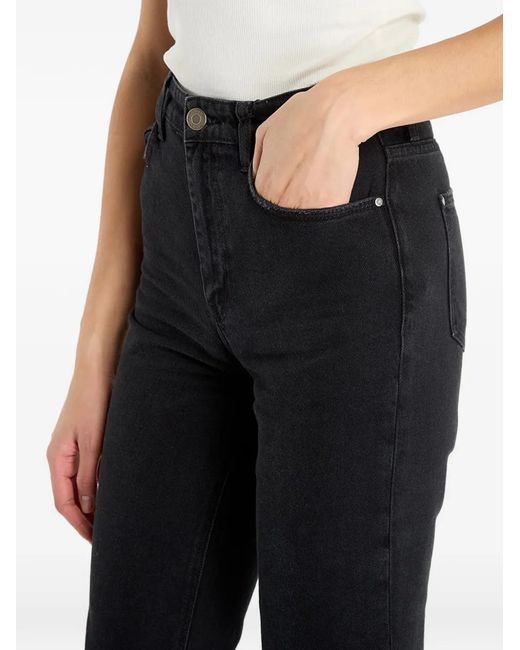 Jean À Patch Logo Guess en coloris Black