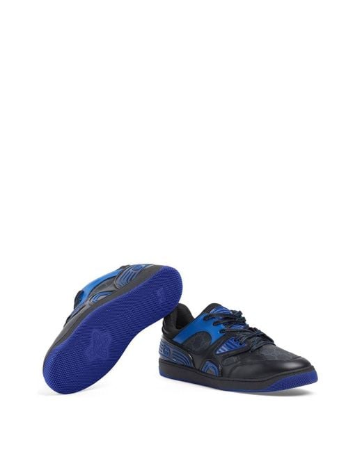 Zapatillas bajas Basket Gucci de hombre de color Blue
