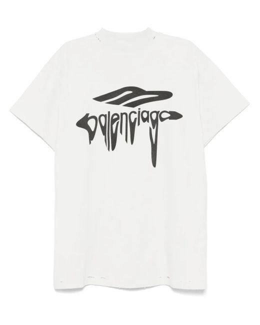 Balenciaga White Oversize Tshirt