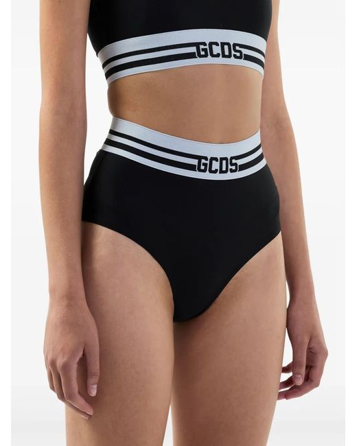 Gcds Black Logo-Embellishment Briefs for men