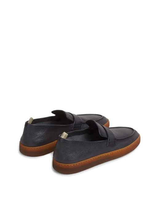 Officine Creative White Leather Loafers for men