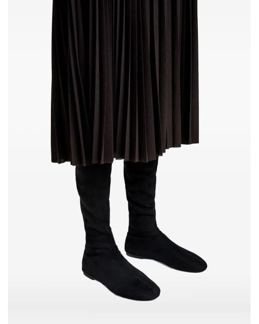 Proenza Schouler Black Tee Overknee-Stiefel