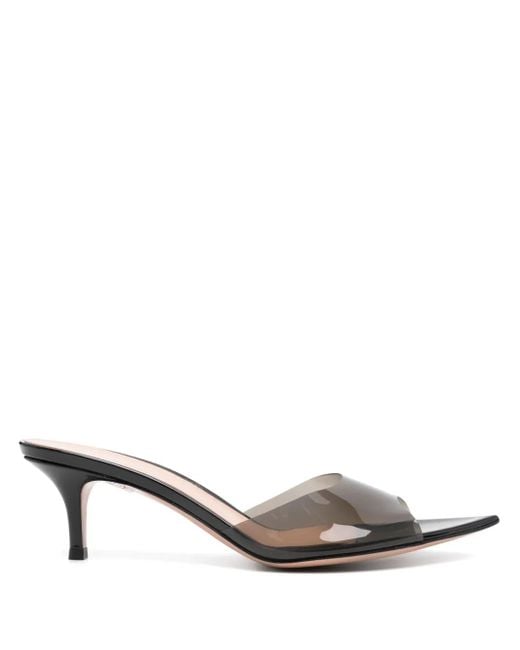 Gianvito Rossi Metallic Elle 55