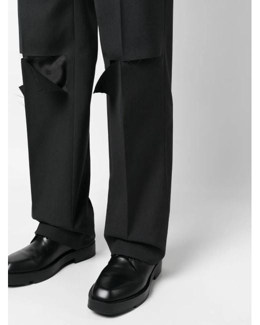 Givenchy Gerafelde Broek in het Black voor heren