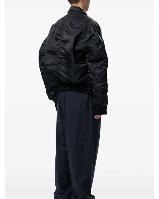 Maison Mihara Yasuhiro Black Panelled Denim Jacket for men