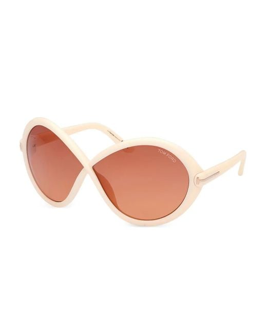 Gafas de sol Jada con montura redonda Tom Ford de color Pink