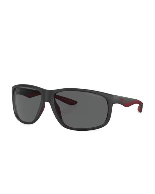 メンズ Emporio Armani バイカラー サングラス Black