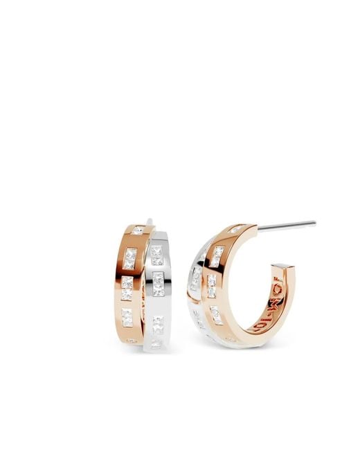 Apm Monaco White Morse Toi Moi Earrings