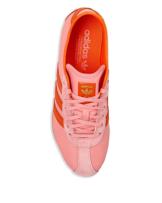 Adidas Red Tokyo Lace-Up Sneakers