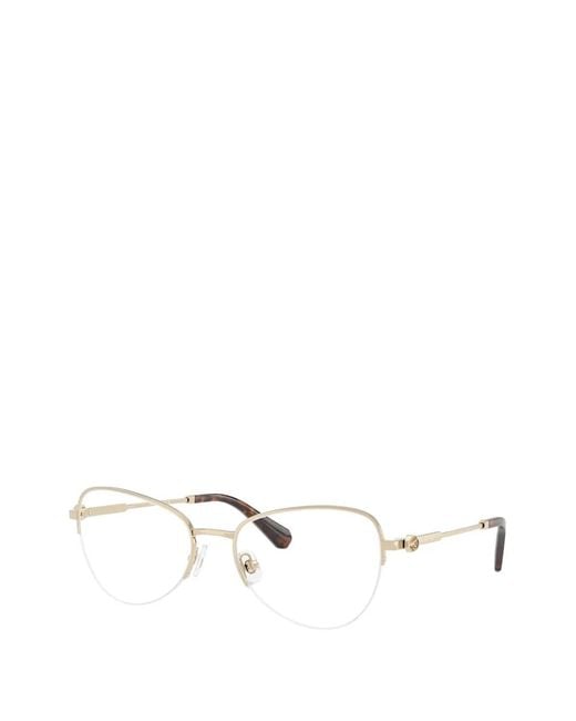 Swarovski White Browline Glasses