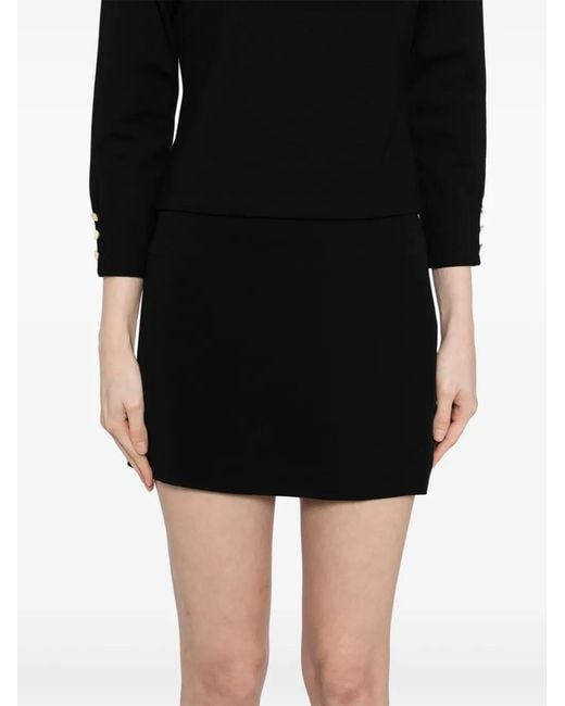 Reformation Black Carla Skirt