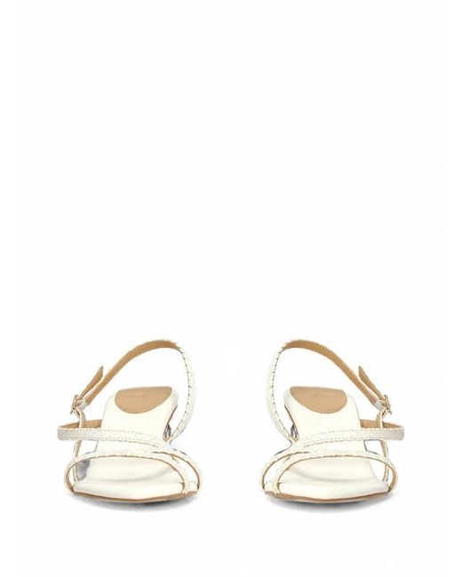 Acler White Brinlee Sandals