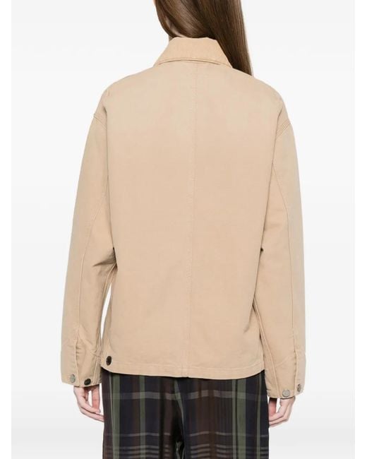 Carhartt Natural W' Og Michigan Corduroy Collar Organic Cotton Jacket
