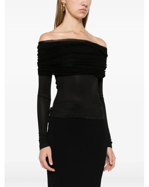 Christopher Esber Black Sonora Top