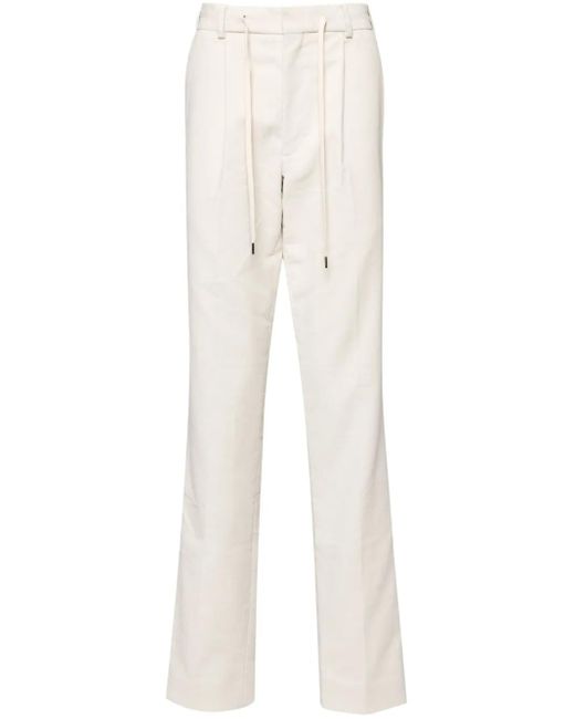N.Peal Cashmere Hose Mit Kordelzug in White für Herren