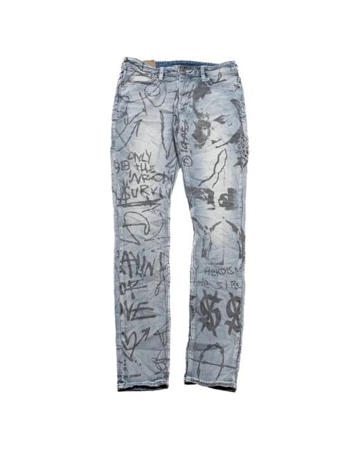 Ksubi Blue X Trippie Redd Van Winkle Devils Jeans for men