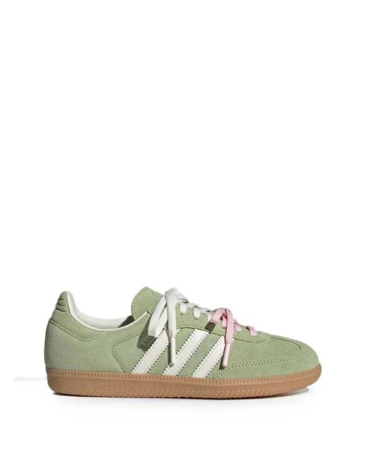 Adidas Green Samba Og Low-Top Sneakers
