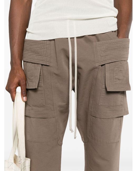 Pantalones de tiro caído Creatch Rick Owens de hombre de color Brown