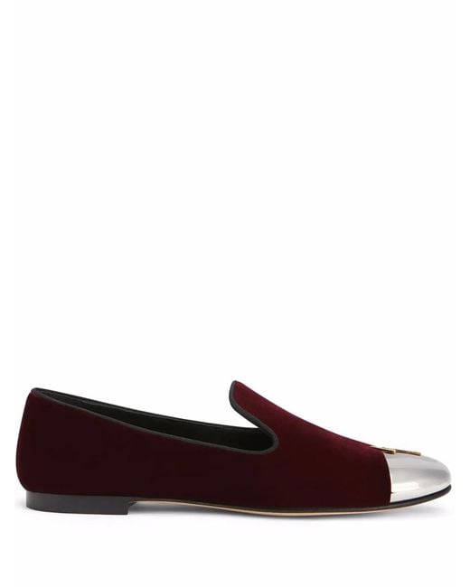 Giuseppe Zanotti Brown Dalila Cup Toe-Cap Loafers