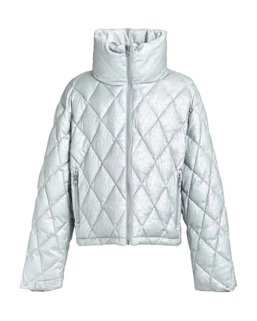 BREATH Blue Quilted Zip-Up Jacket for men
